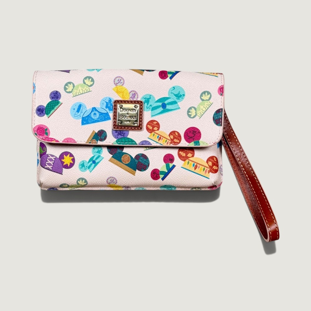 Dooney & Bourke Wristlet Disney Princess Ears Hat 2018 Wristlet Wallet Pink